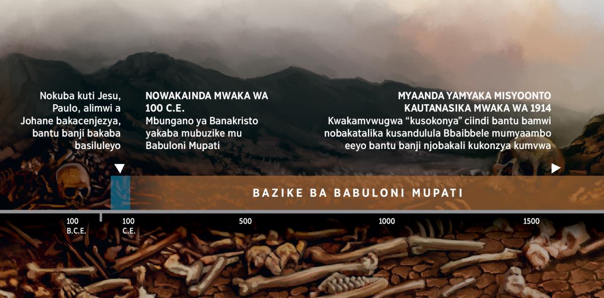 Mulongo uutondezya ciindi bantu ba Leza nobakali bazike mu Babuloni Mupati, kutalikila mumwaanda wamyaka wabili C.E.