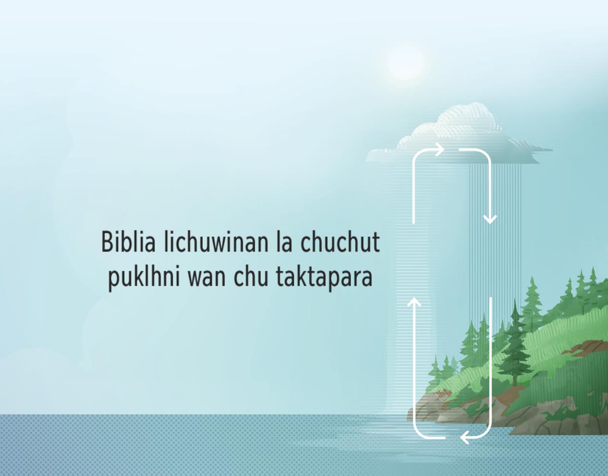 Biblia lichuwinan la chuchut puklhni wan chu taktapara. Flechas masiya la chuchut takta kKatiyatni chu tawakapara.