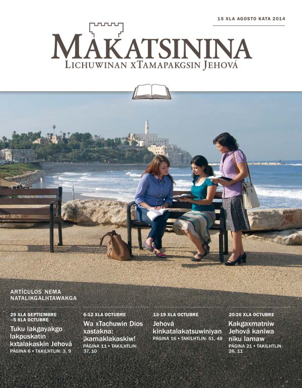 Xmakni Makatsinina (nema natalikgalhtawakga), 15 xla agosto kata 2014
