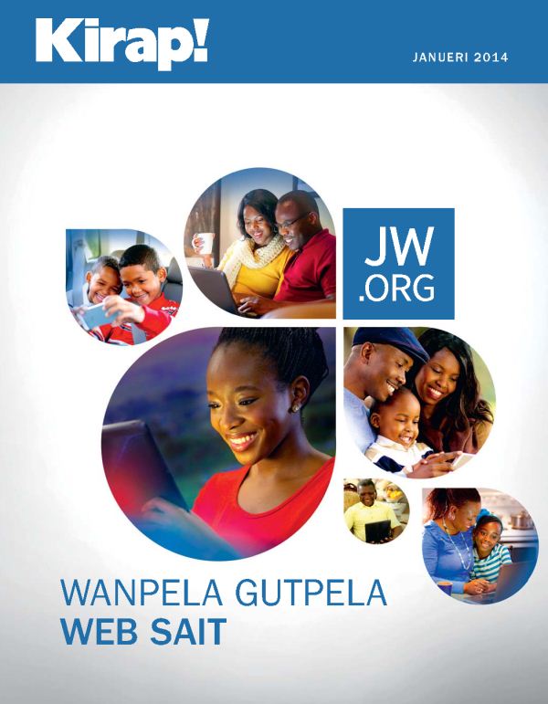Olgeta manmeri em ol yangpela na ol lapun wantaim i save visitim jw.org