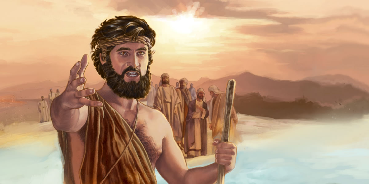 Jon Bilong Baptais i autim tok long ol man i mas tanim bel