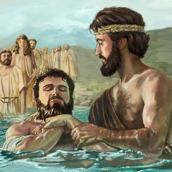 Ol Juda i tanim bel ol i kam long Jon bilong kisim baptais