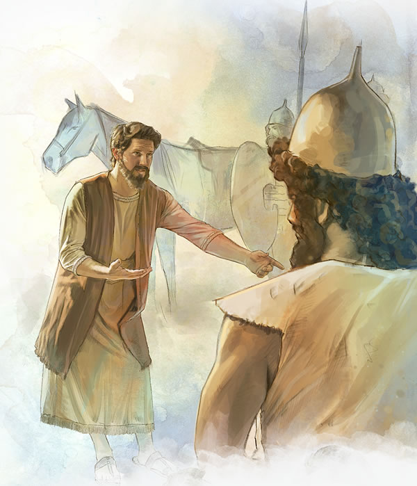 Gehazi lying to Naaman