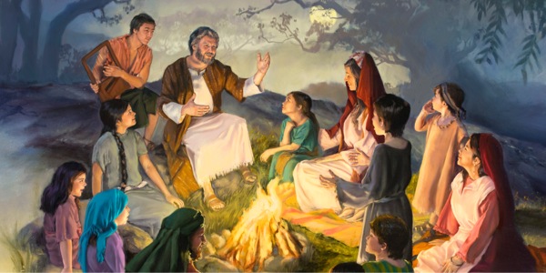 Papamama bilong lain Israel i skulim ol pikinini long bihainim ol stretpela lo bilong God