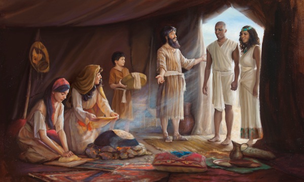 Lain Israel i amamas long ol man bilong narapela lain i kam insait long haus sel bilong ol