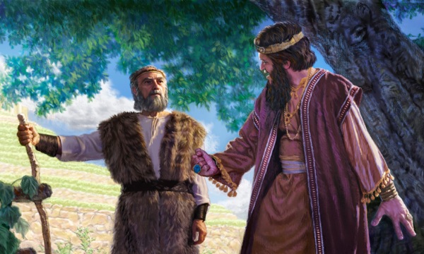 Elaija i go lukim King Ahap long gaden wain bilong Nabot