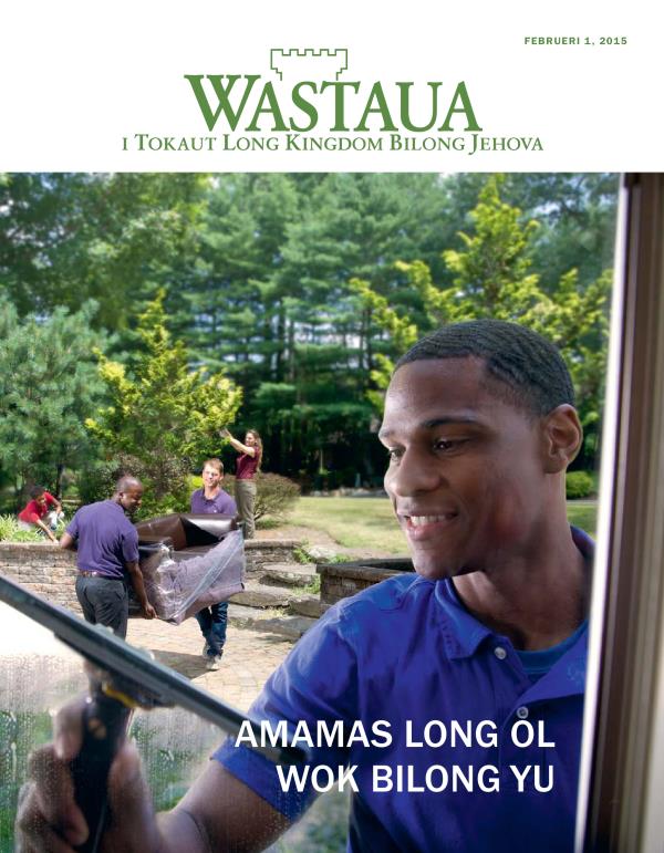Ol yangpela i amamas long mekim ol wok
