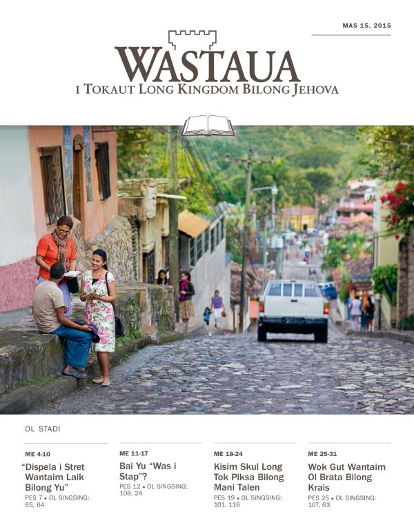 Ol Witnes Bilong Jehova i autim gutnius long wanpela man long strit bilong Copán, long Honduras