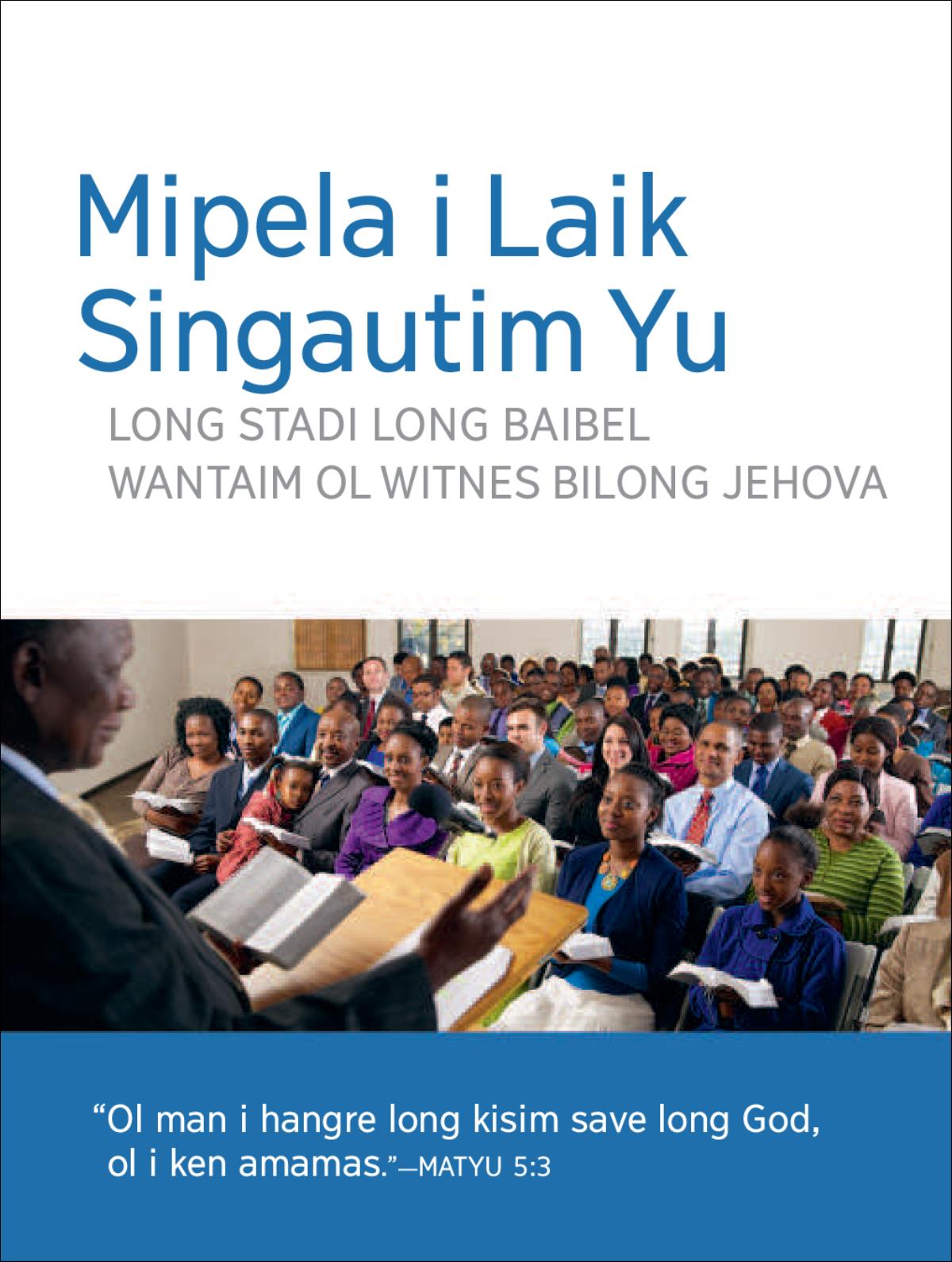 Invatesen bilong singautim man i kam long miting bilong kongrigesen