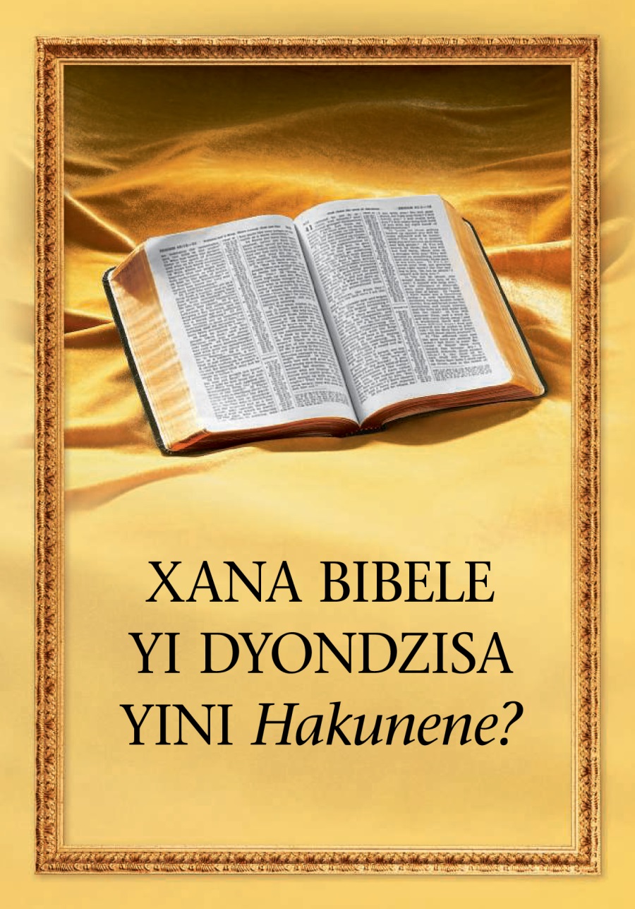 Xana Bibele Yi Dyondzisa Yini Hakunene?