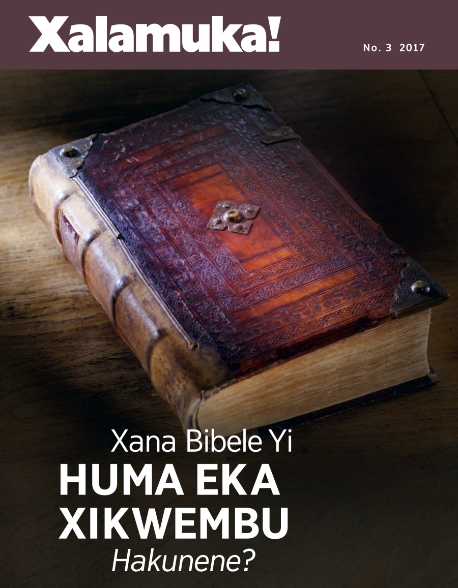 Xalamuka! No. 3 2017 | Xana Bibele Yi Huma Eka Xikwembu Hakunene?