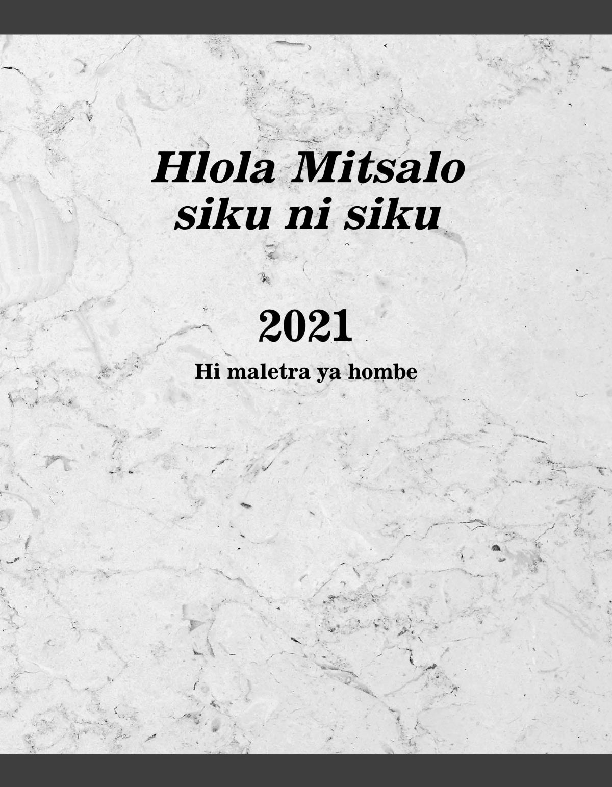 Hlola Mitsalo siku ni siku—2021