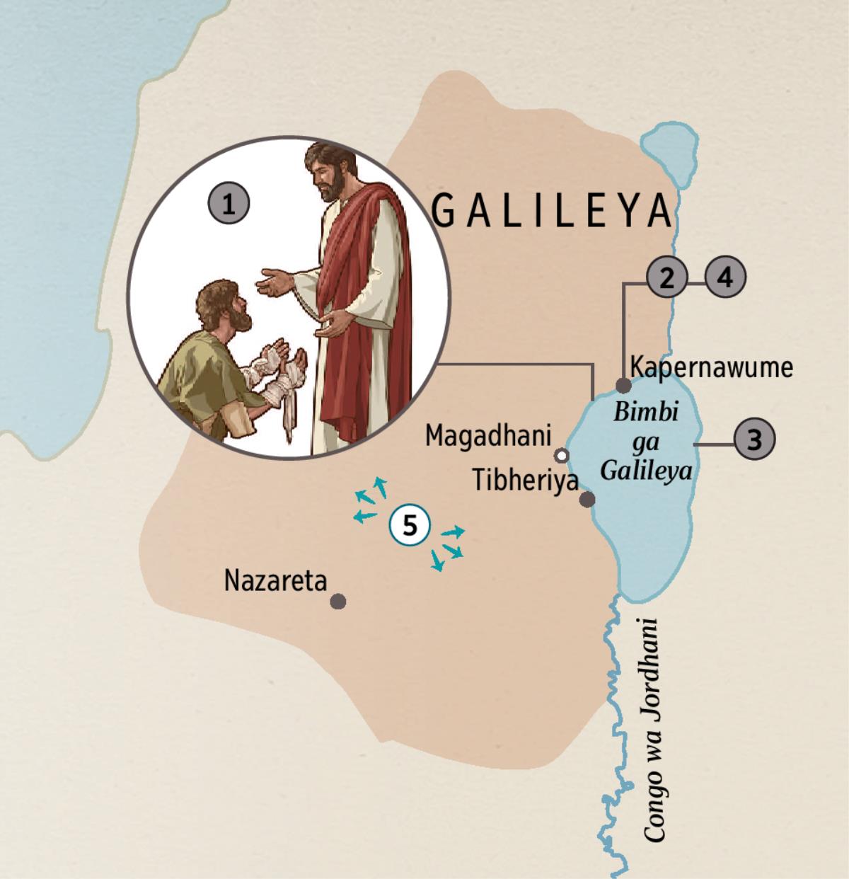 Madhoropa ya le Galileya lomu Jesu a hanyisileko vanhu