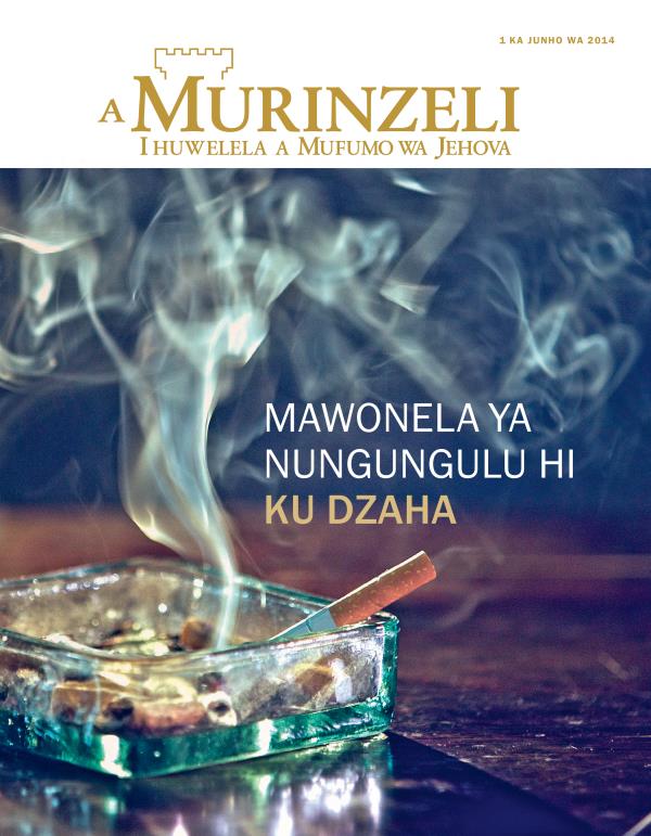 Cover of the Watchtower Magazine, June 2014 | God’s View of Smoking