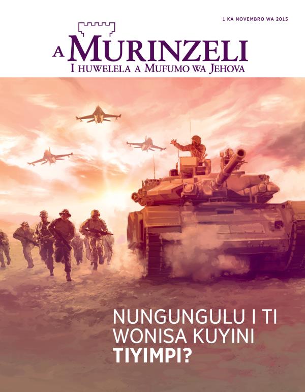 Kapa ya revista a Murinzeli, Novembro wa 2015 Nungungulu i ti wonisa kuyini tiyimpi?