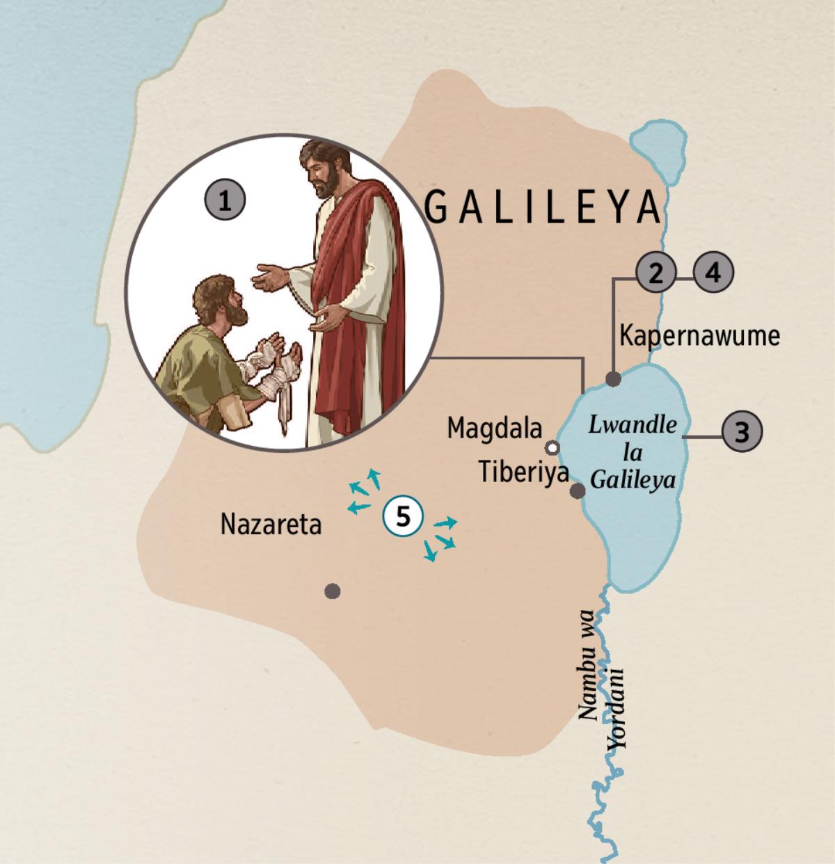Madoropa ya Galileya, lomu Yesu angadaha vanhu