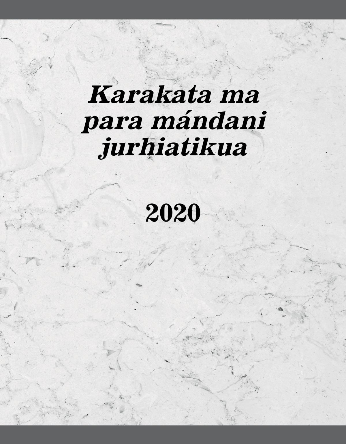 Karakata ma para mándani jurhiatikua 2020