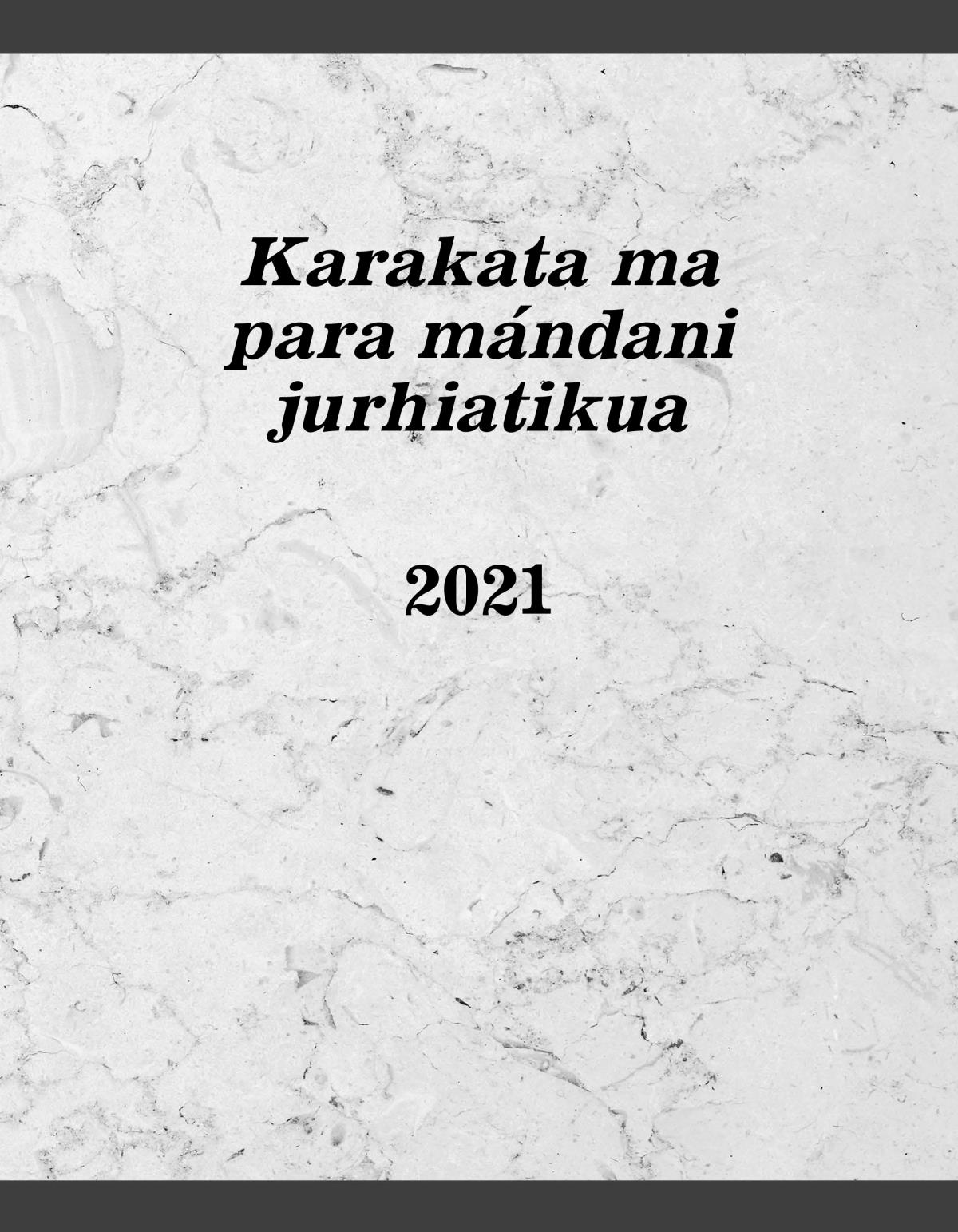 Karakata ma para mándani jurhiatikua 2021
