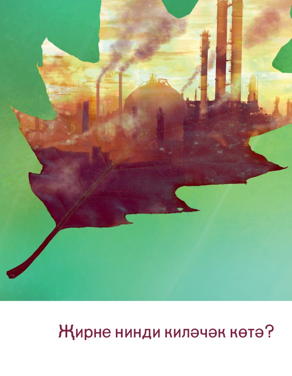 «Җирне нинди киләчәк көтә?» дигән брошюраның тышлыгы