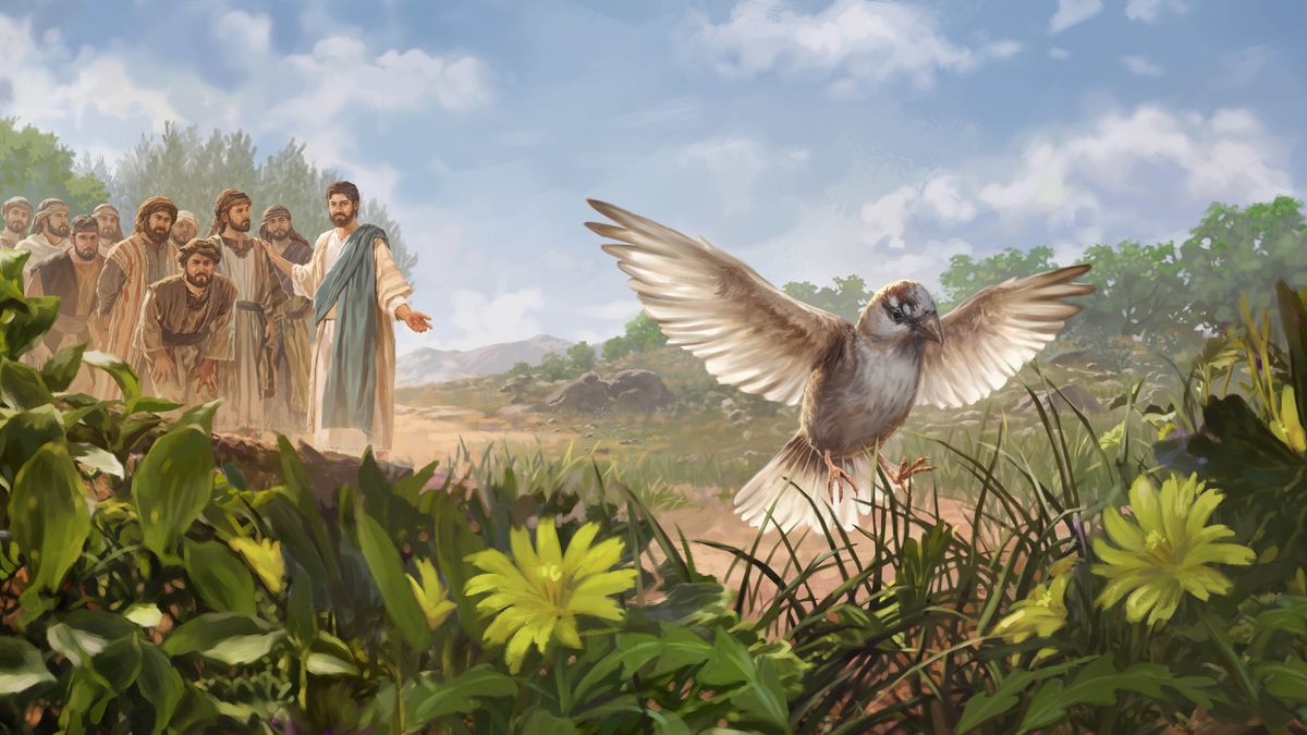 Yesu naayoleka abeegeswa be ekisirya ekirukugwa hansi kandi bahuliiriize.