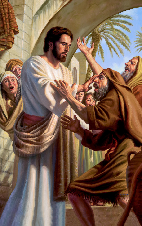 Yesu wakuchizga ŵanalume ŵaŵiri ŵachibulumutira.