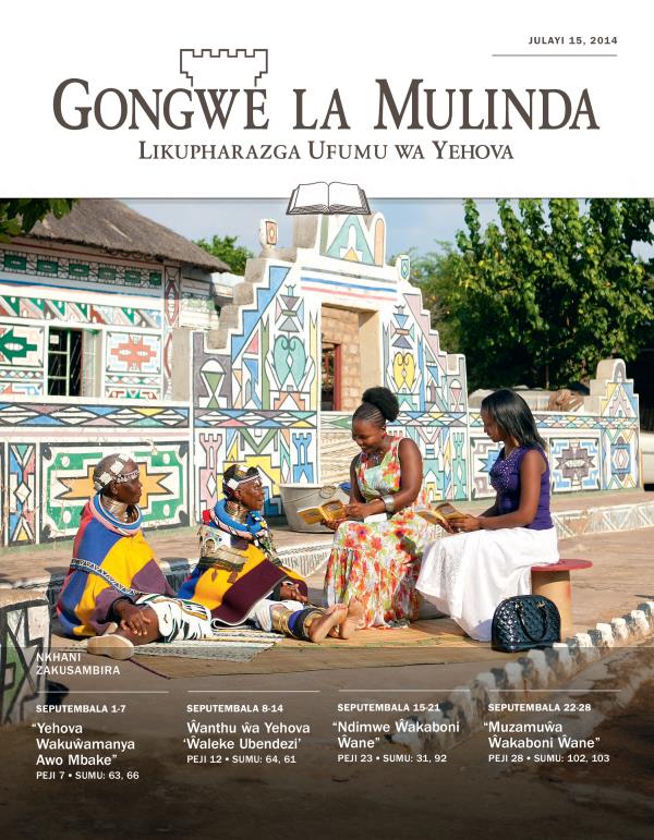 Cikopi ca Gongwe la Mulinda Lakusambira pa Mpingo, Julayi 15, 2014