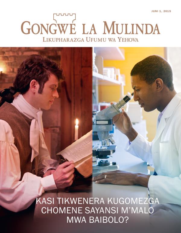 Munthu wakuŵazga Baibolo; wasayansi wakupima vinthu