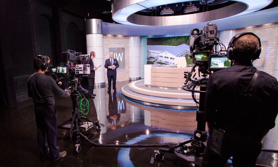 Studiyo ya JW Broadcasting ku Brooklyn, New York
