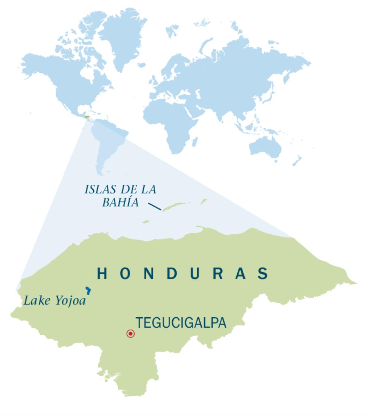 Honduras map