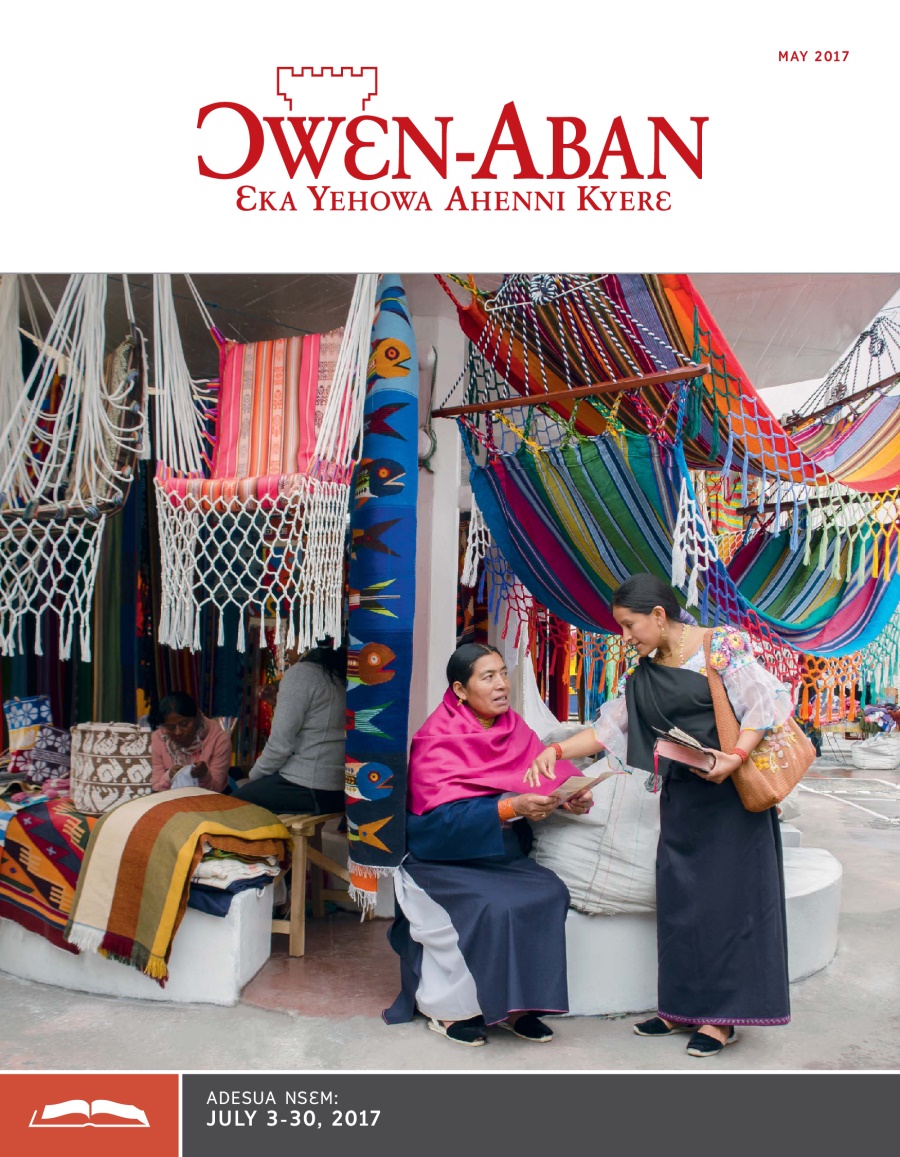 Ɔwɛn-Aban Nea Adesua Nsɛm Wom, May 2017