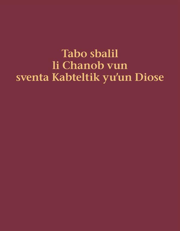 Spat livro Tabo sbalil li Chanob vun sventa Kabteltik yuʼun Diose