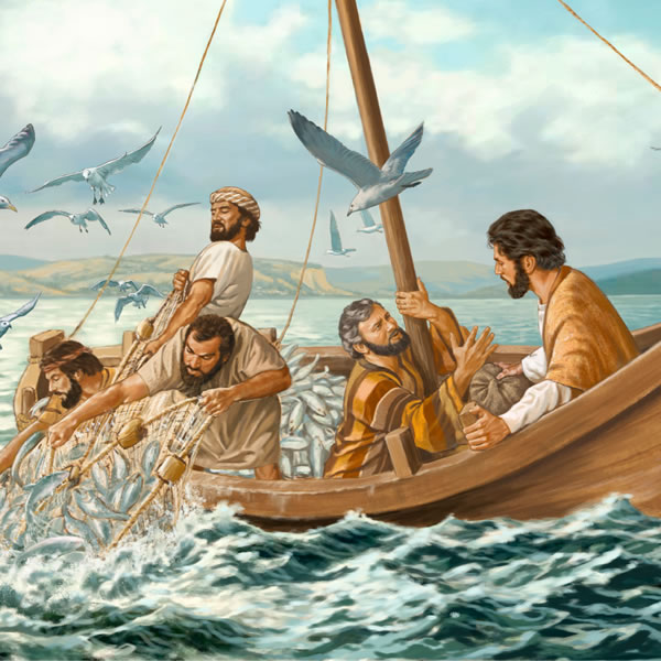 Te sjopoj snutiʼik sventa tsakob choy li Andres, Santiago xchiʼuk Juane, te tsubul ta yeloval Jesus li Pedroe