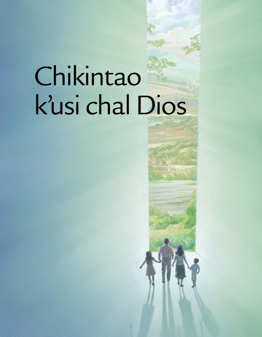 Slikebal pajina yuʼun li foyeto Chikintao kʼusi chal Dios