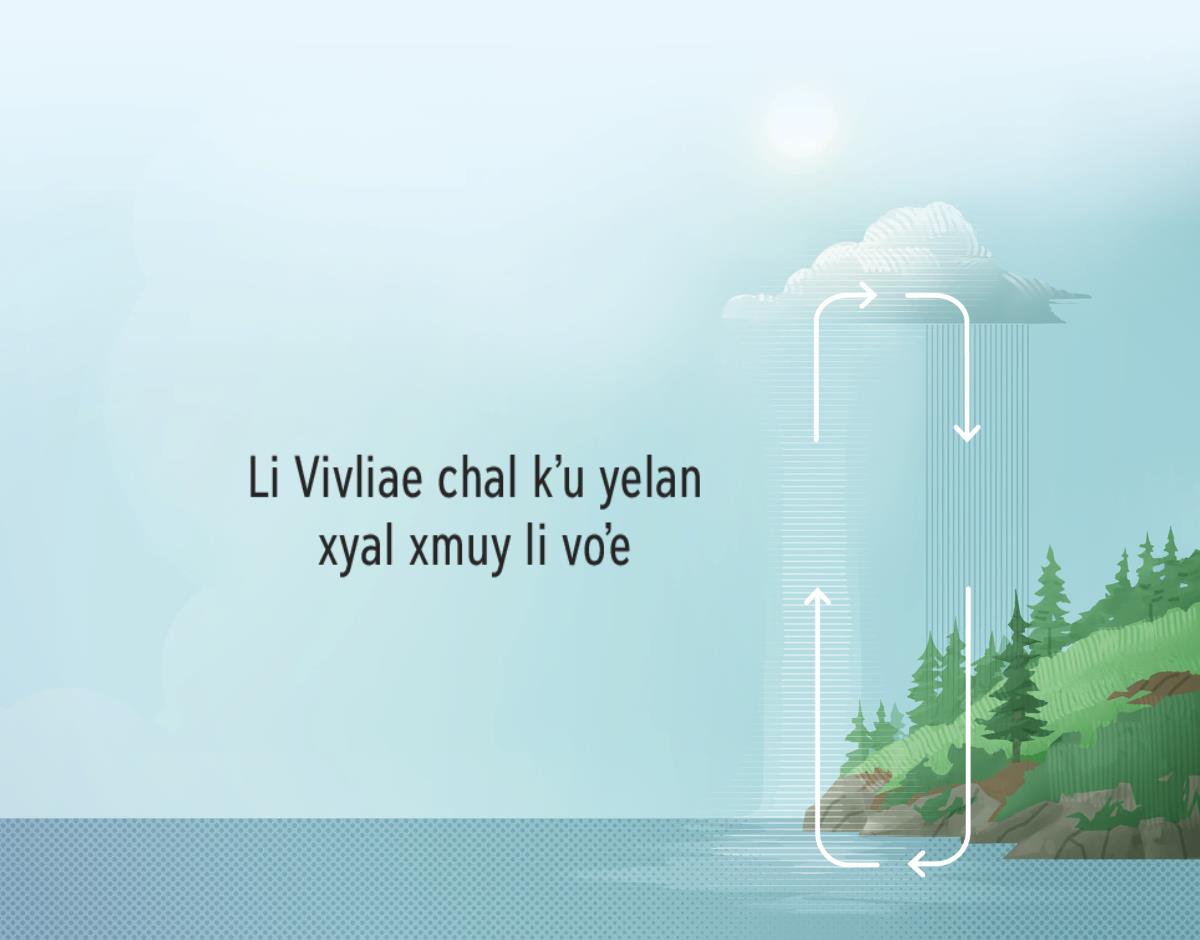 Li Vivliae chal kʼu yelan xyal xmuy li voʼe. Ti kʼu yelan chmuy batel li voʼe xchiʼuk ti kʼu yelan chyal talel ta balumile.