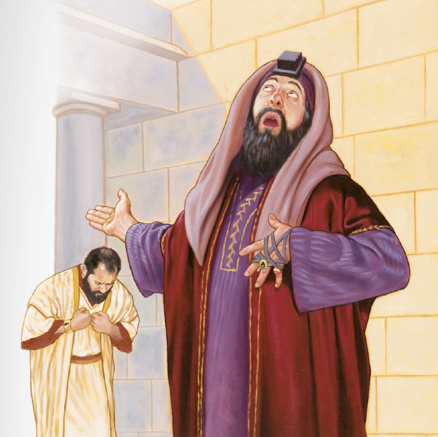 Jun Fariseo xchiʼuk jun jtsob patan ti tspasik orasione