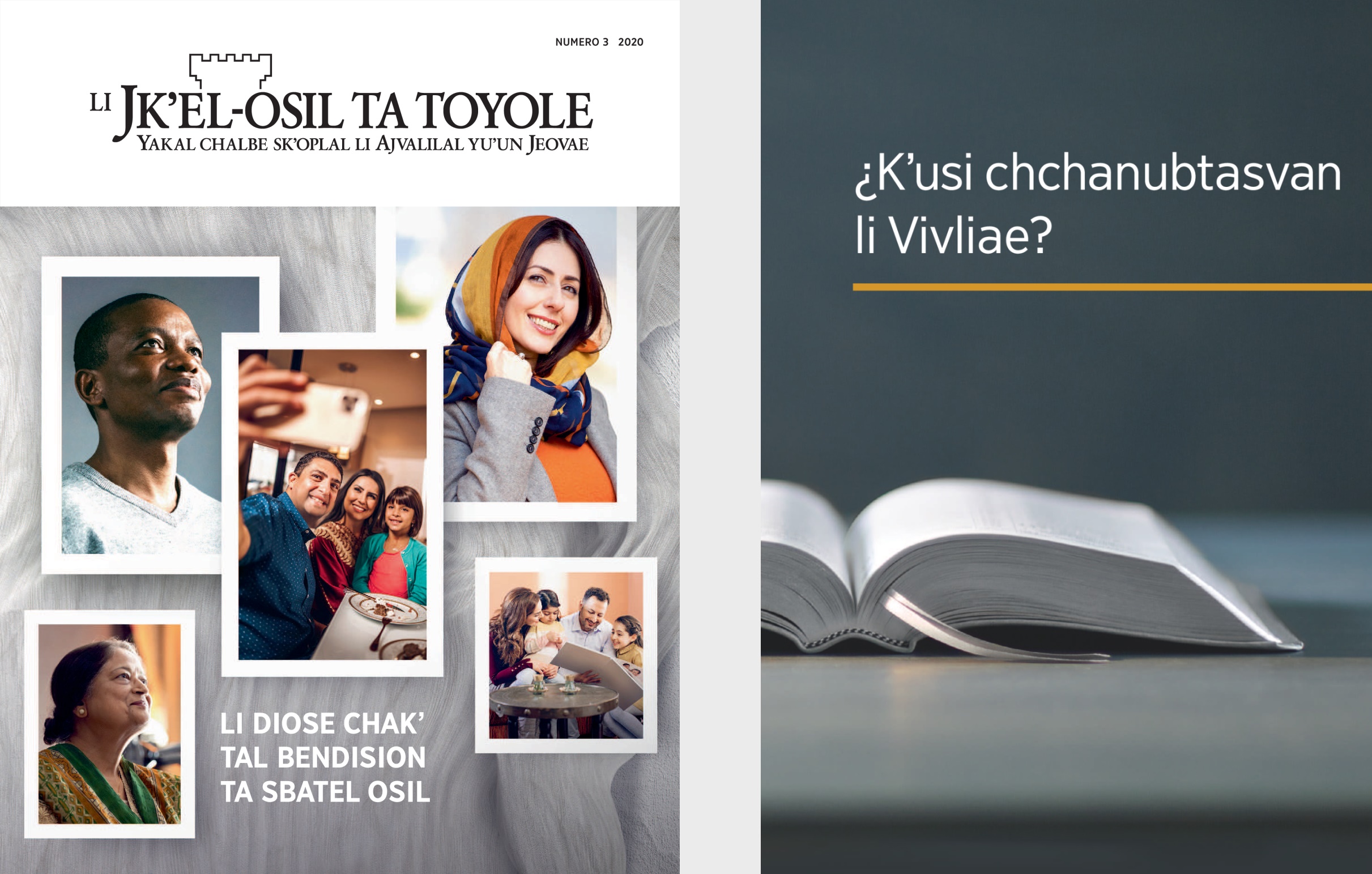 Li livro ¿Kʼusi chchanubtasvan li Vivliae? xchiʼuk Li Jkʼel-osil ta toyole numero 3 2020.