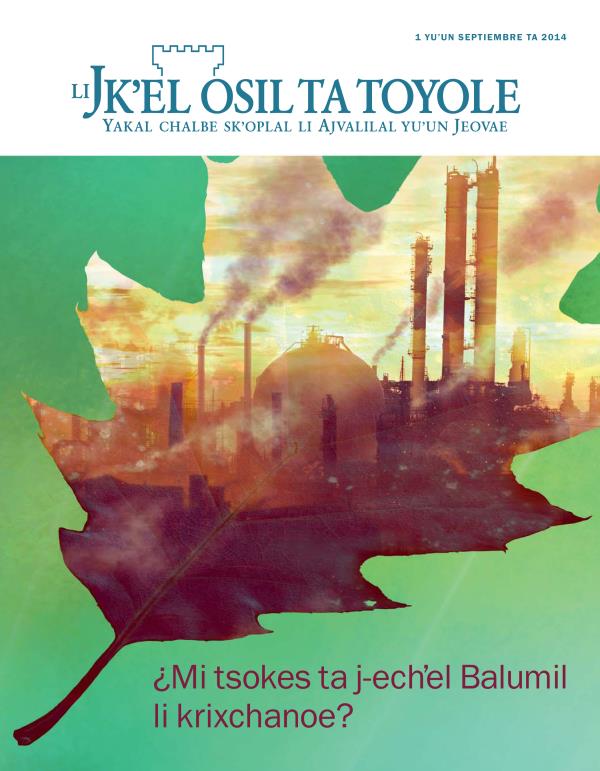 Portada de la revista La Atalaya, septiembre de 2014 | ¿Acabará el hombre con la Tierra?