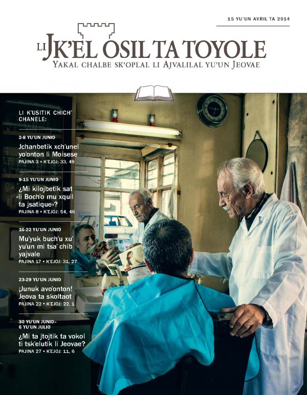 One of Jehovah’s Witnesses sharing the good news with his barber in Istanbul, Turkey