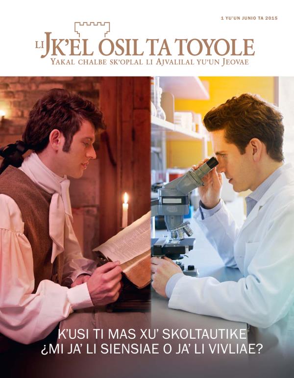 Jun vinik ta voʼne ti yakal tskʼel Vivliae; oy kʼusi tskʼel ta microscopio jun sientifiko