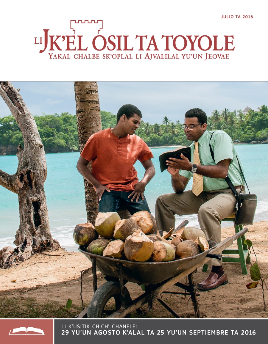 Li Jkʼel osil ta toyole (sventa chichʼ chanel), julio 2016