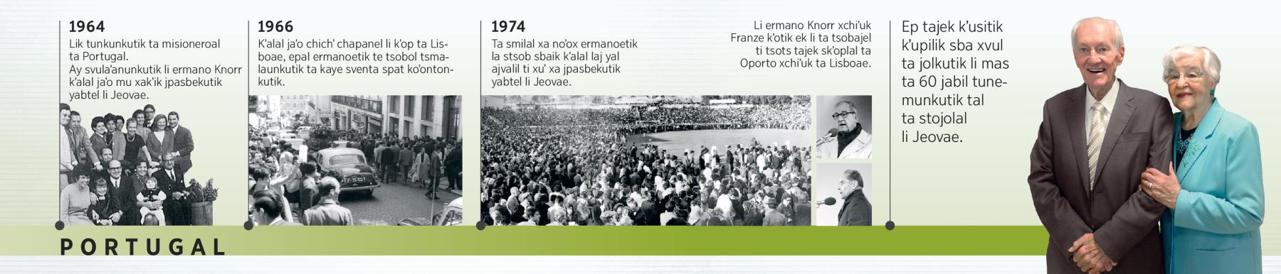 Douglas Guest ta Portugal ta 1964, jaʼo chichʼ chapanel kʼop ta 1966, ta jun tsobajel ta 1974, xchiʼuk yajnil, Mari Guest