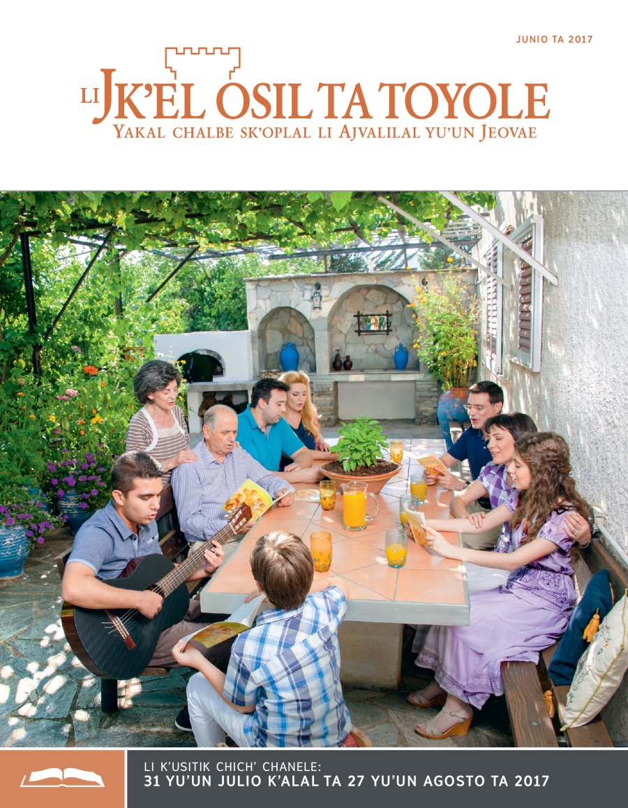 Li Jkʼel osil ta toyole (sventa chichʼ chanel), junio ta 2017
