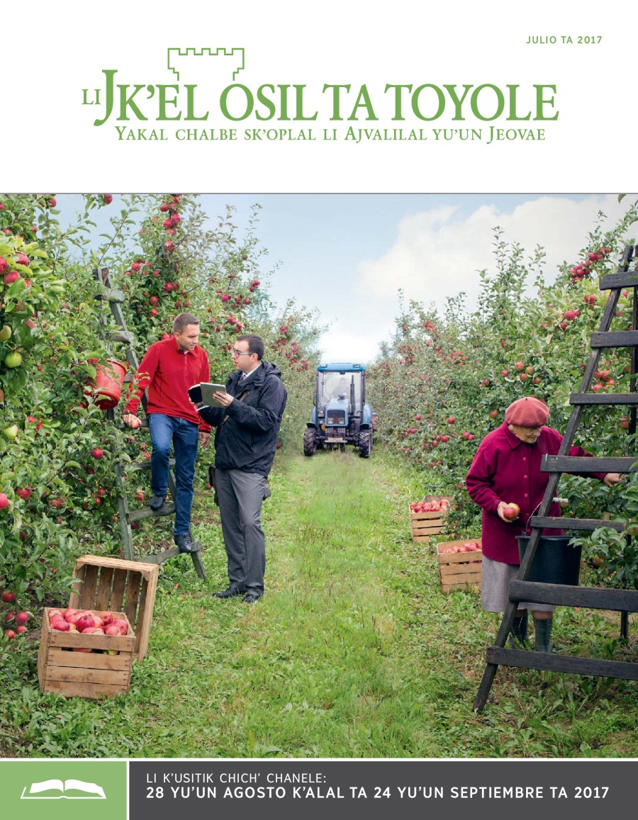 Li Jkʼel osil ta toyole (sventa chichʼ chanel), julio ta 2017