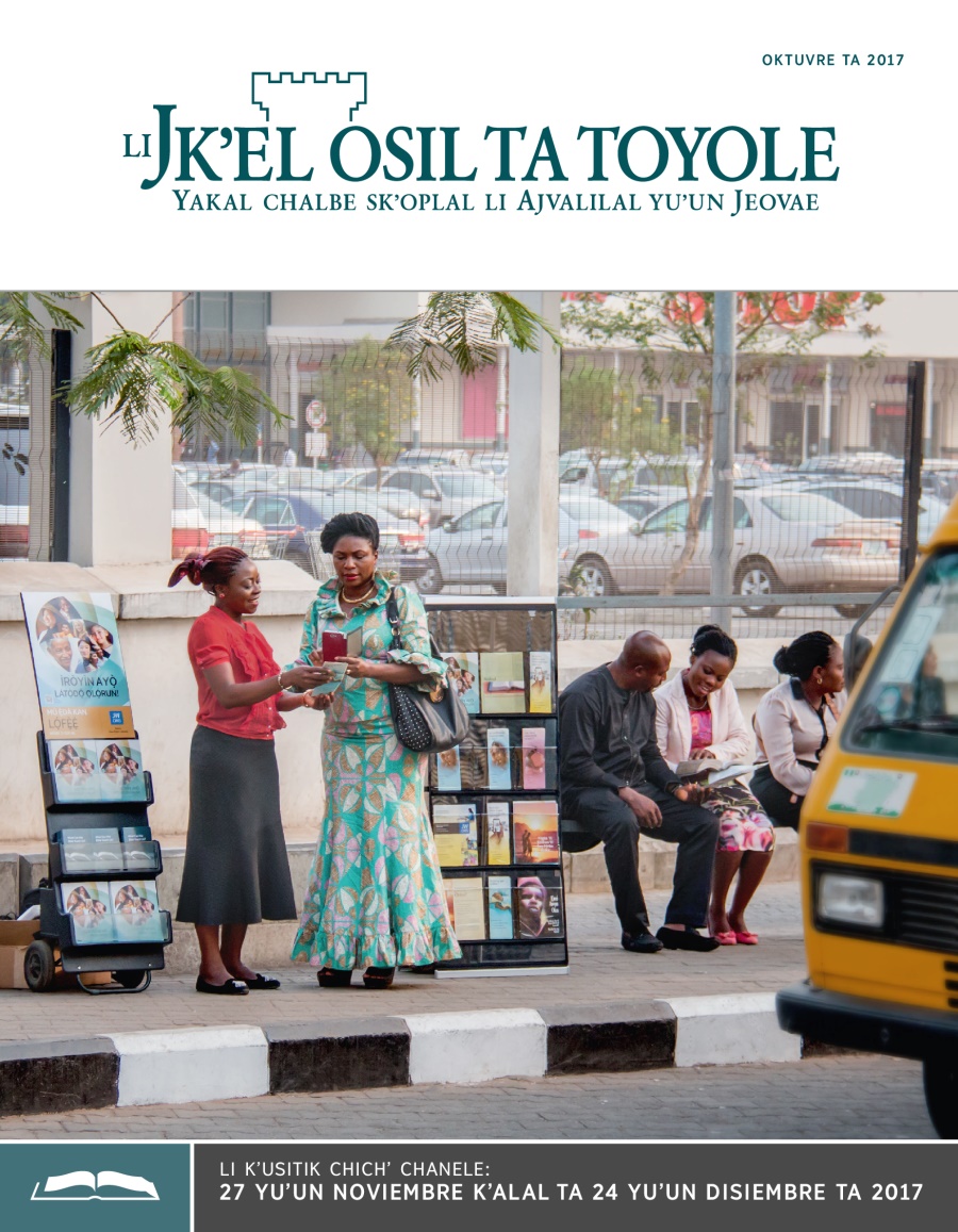 Li Jkʼel osil ta toyole (sventa chichʼ chanel) oktuvre ta 2017
