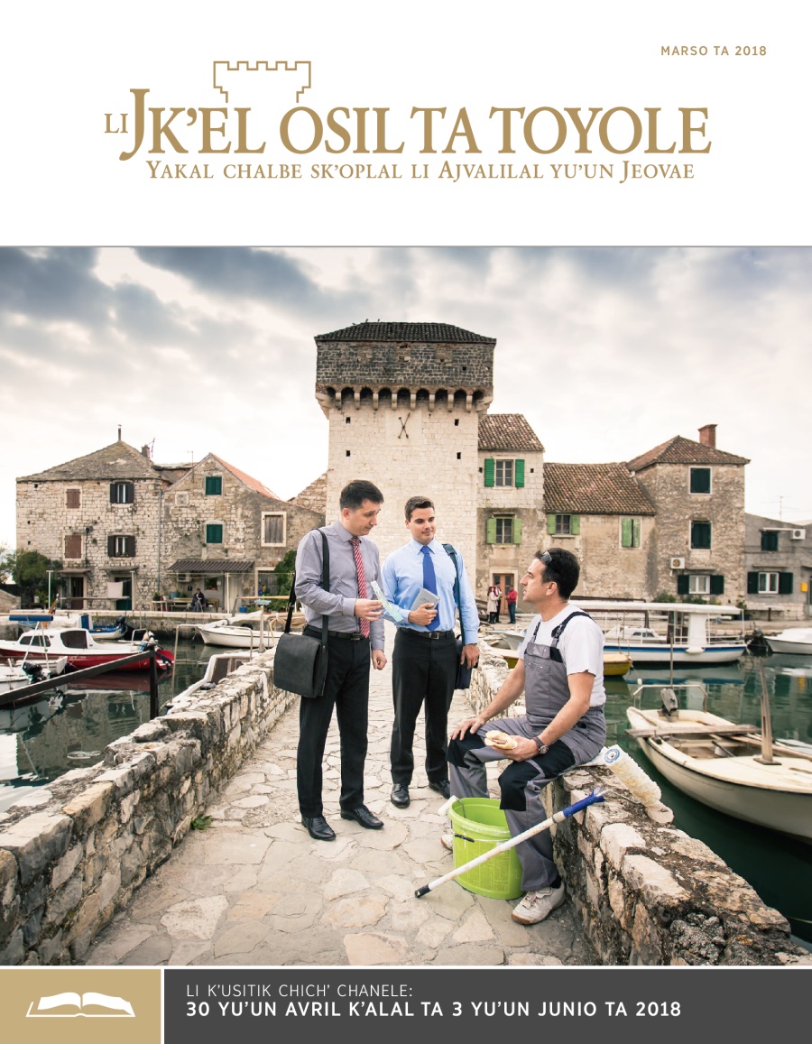 Li Jkʼel osil ta toyole (sventa chichʼ chanel), marso ta 2018