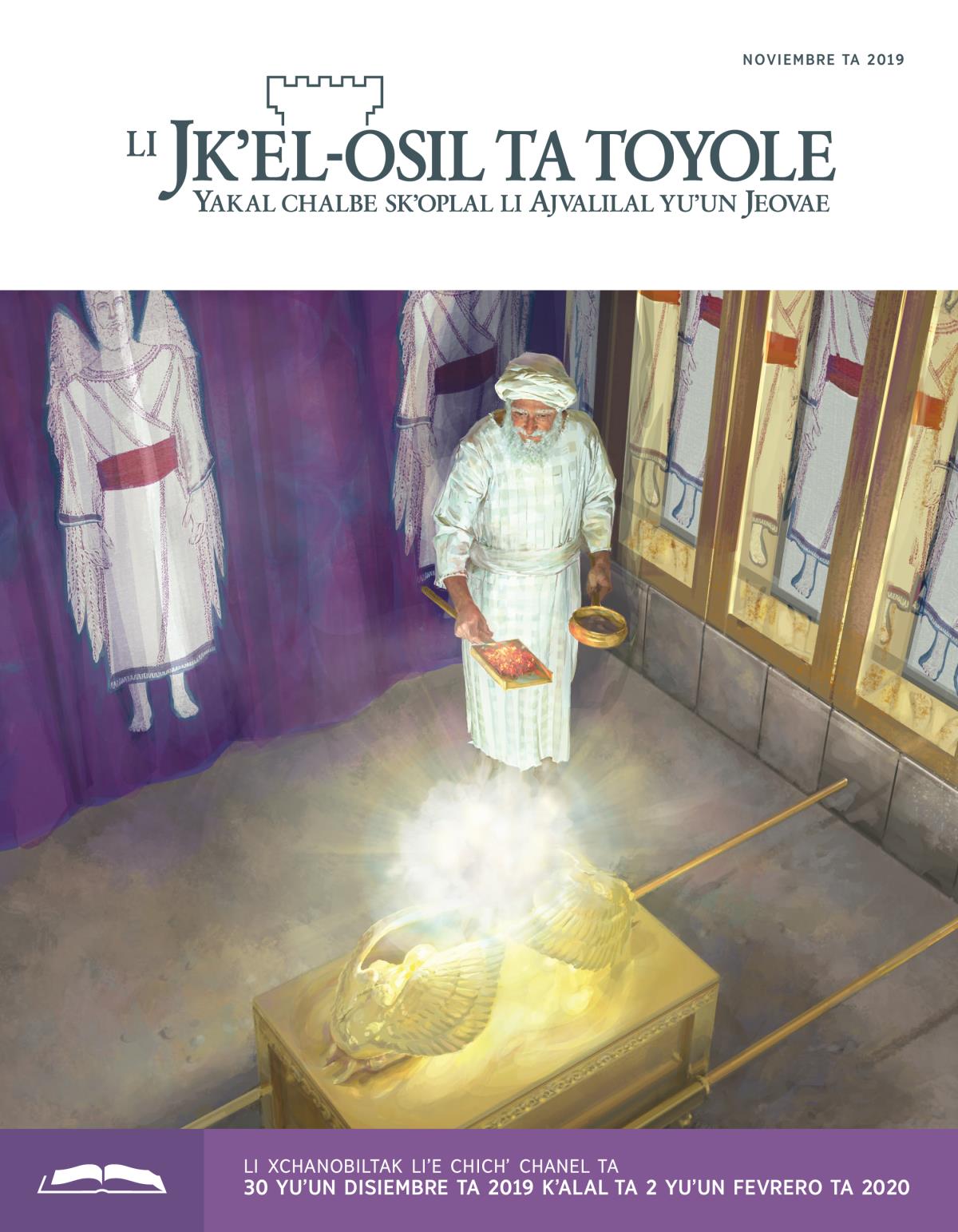 Li Jkʼel-osil ta toyole (sventa chichʼ chanel), noviembre ta 2019