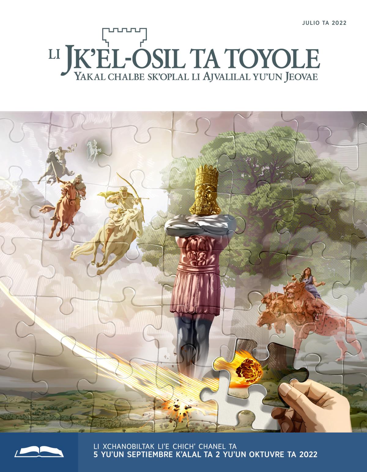 Li Jkʼel-osil ta toyole (sventa chichʼ chanel), julio ta 2022.