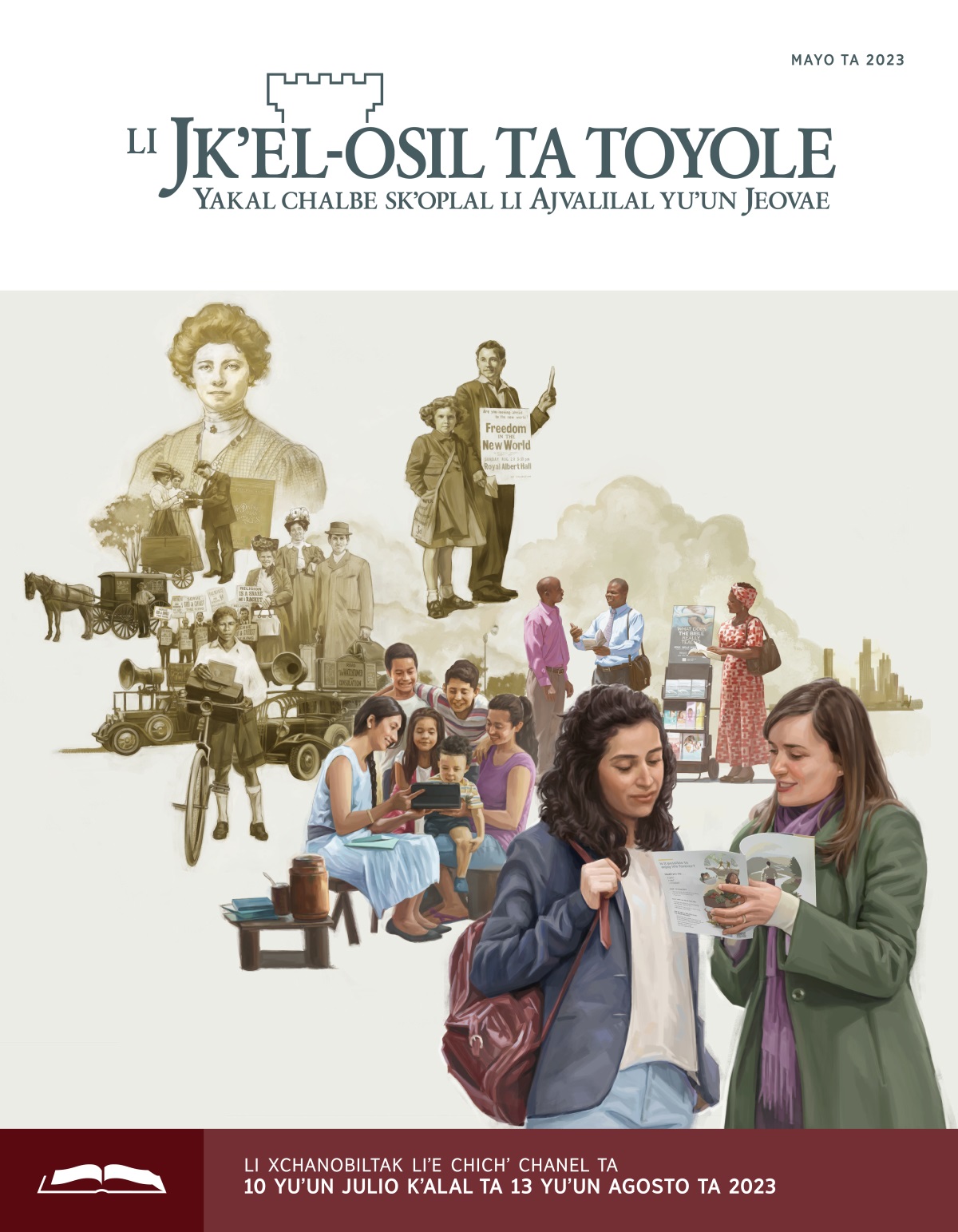 Li Jkʼel˗osil ta toyole (sventa chichʼ chanel), mayo ta 2023.