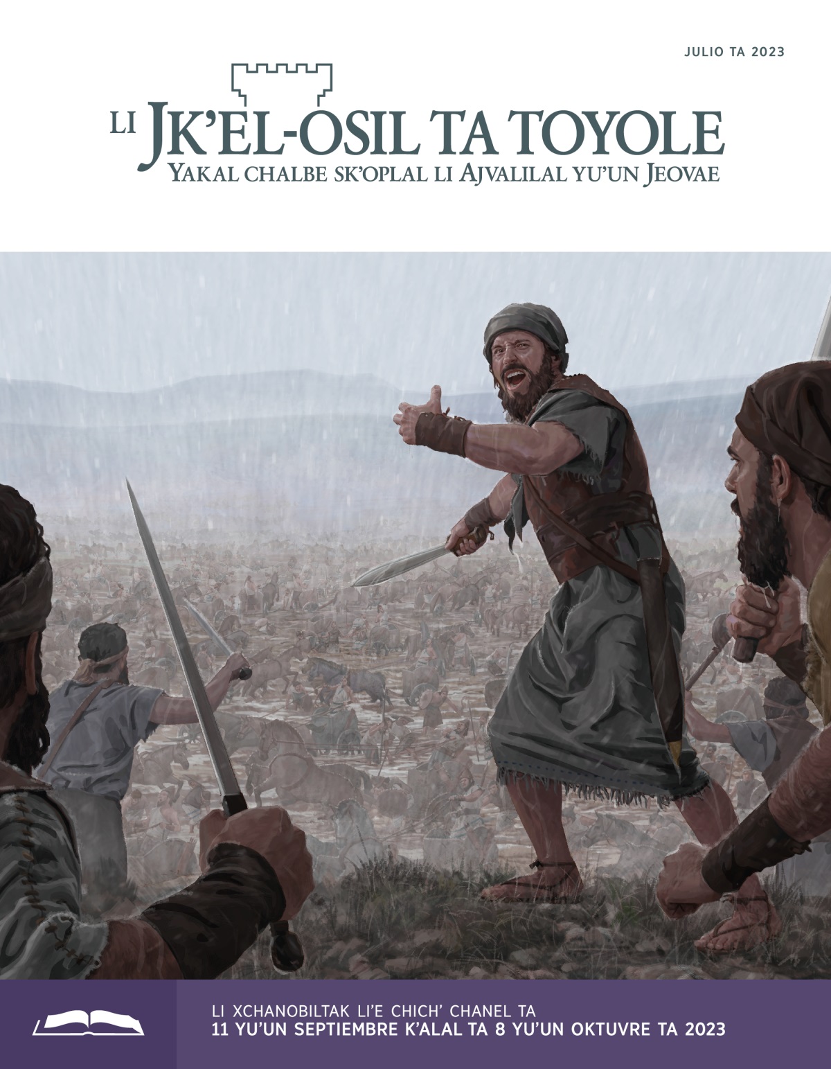 Li Jkʼel-osil ta toyole (sventa chichʼ chanel), julio ta 2023.