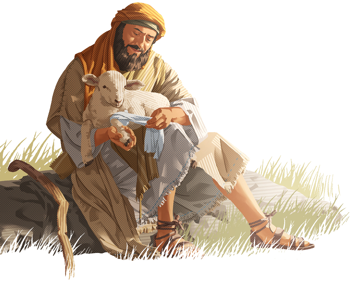 پادىچى سىلىق-‏سىپايىلىك بىلە‌ن قوينىڭ يارىسىنى تېڭىۋاتىدۇ.‏